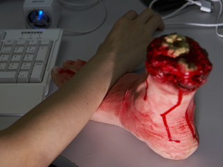 Illustration for article titled Bloody Stump Wrist Rests
